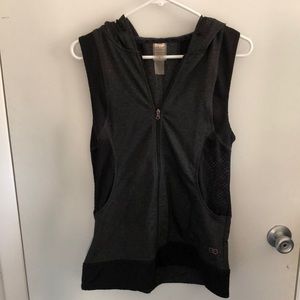 Calia vest with hoodie.